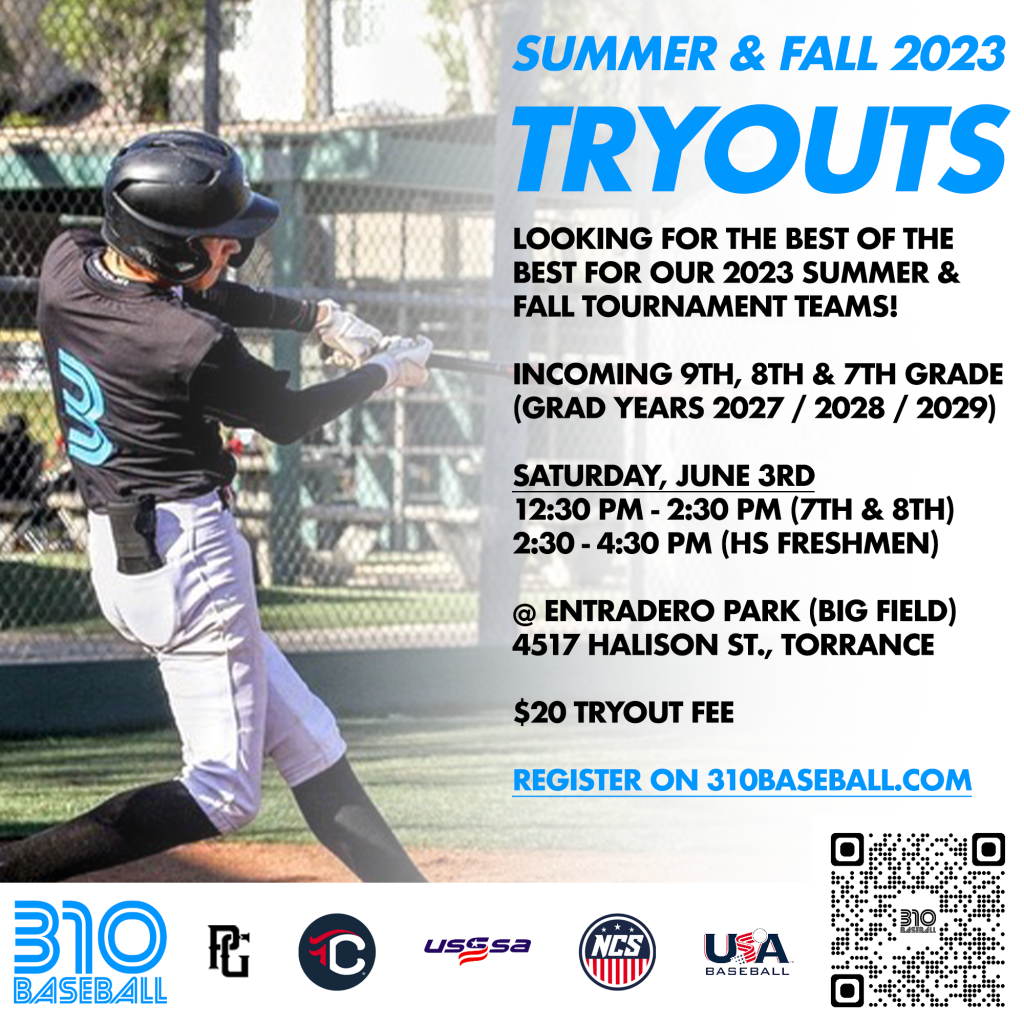Summer Fall 2023 Tryouts Incoming 7th 8th Grade HS Freshmen 310 
