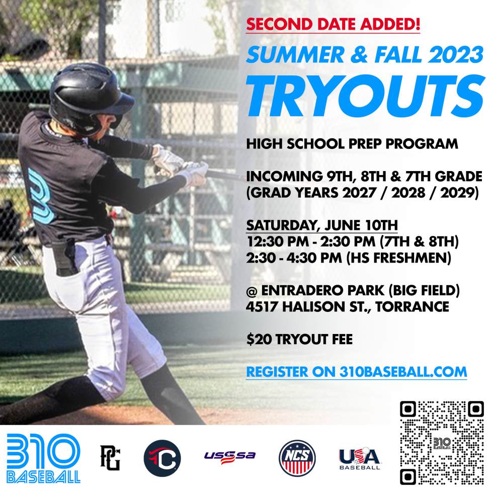 Tryouts June 10th 2023
